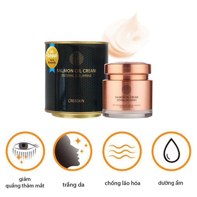 Review kem cá hồi Hàn Quốc